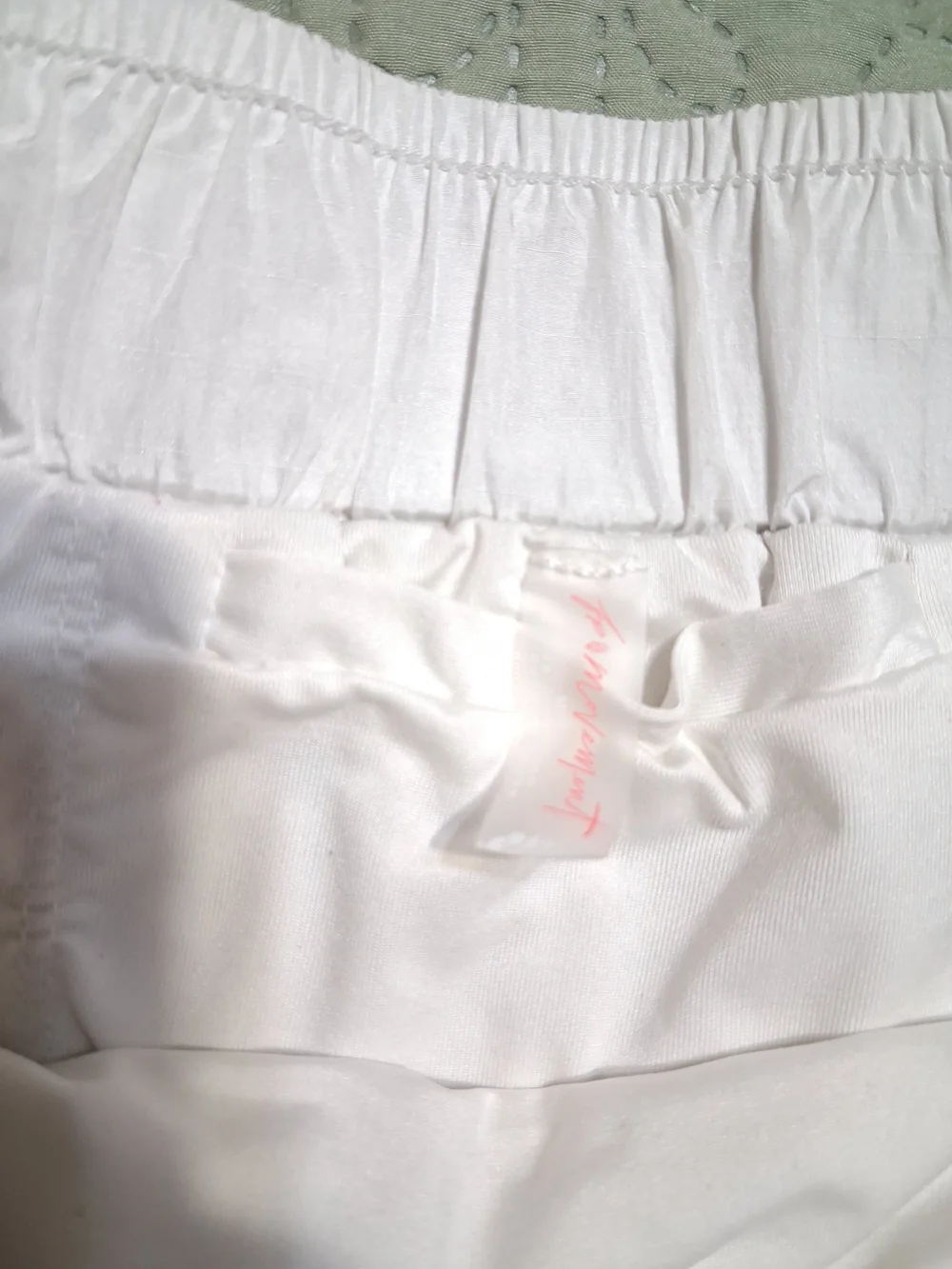 FP Movement by Free People White Athletic Shorts with Navy Trim - Picture 4 of 6